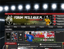 Tablet Screenshot of pesleague.pl